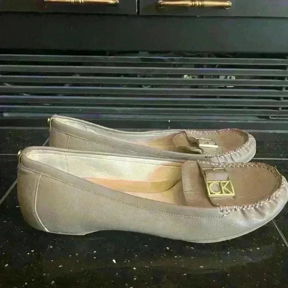 Cavlin Klein Kami Taupe Loafers - 8 - Picture 3 of 5